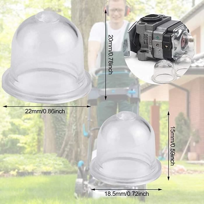 16 Pièces Pompe Amorçage Poire Amorcage Gasoil Carburant - Poire Primer Pour Tondeuses Débroussailleuses