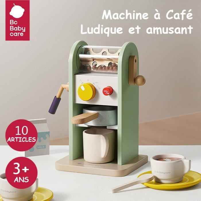 Jeu d'Imitation en bois - machine à café pour enfants - Set