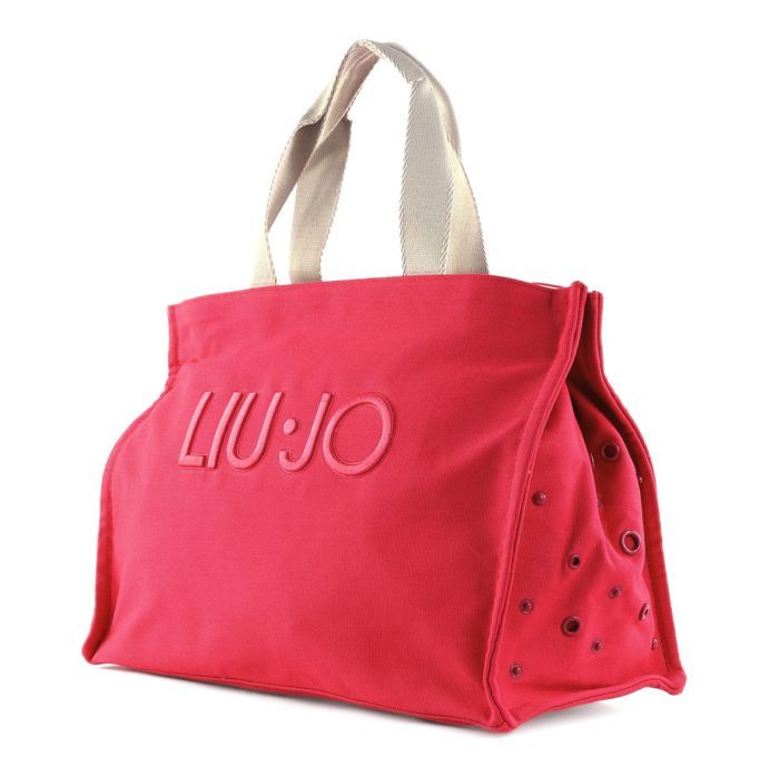 LIU JO Canvas Tote L Hibiscus 249595 sac shopper sac a main