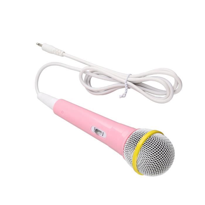 Microphone Bluetooth Fullove - Karaoké Sans Fil Pour Enfants 3-12 Ans, Haut-parleurs Stéréo, 3 Effets Vocaux, Cadeau Idéal