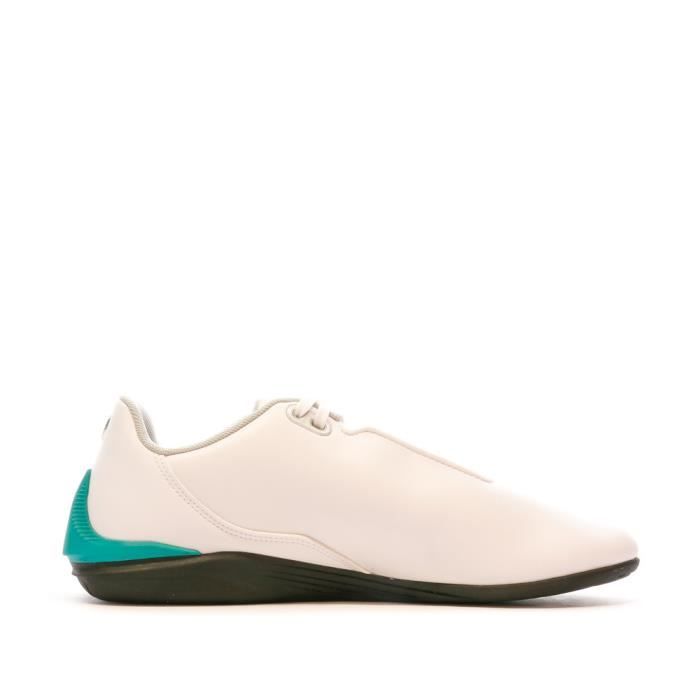 Baskets Blanches Homme Puma Mercedes Cat Decima Puma Wh Blanc