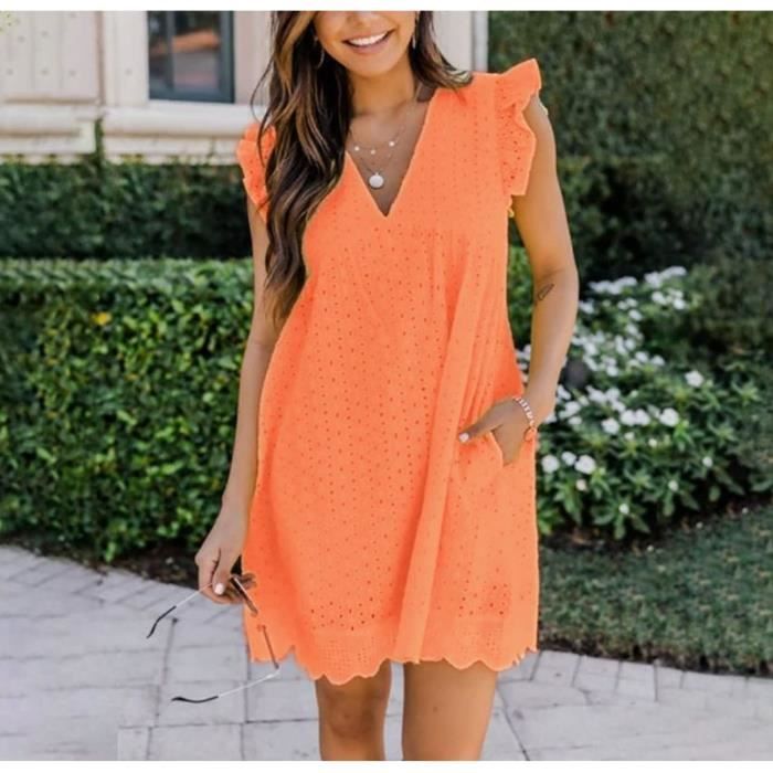 Robe orange ete outlet