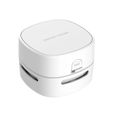 Mini Aspirateur de Table Nettoyage de Bureau Portable Blanc-2