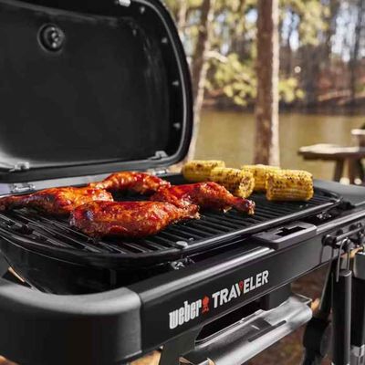 Barbecue Gaz NomadiQ - 2 Brûleurs - Portable Camping/Camping-car - 5,6kg - Surface Cuisson 1460cm²