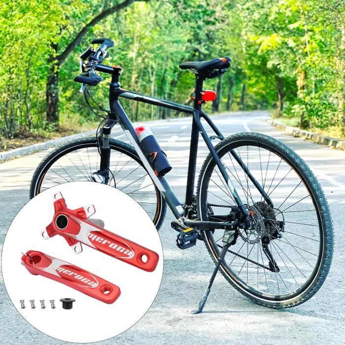 Jeu De Manivelles (pédalier) Vélo 152mm - Noir, Alliage Alu, Pour VTT, Neuf