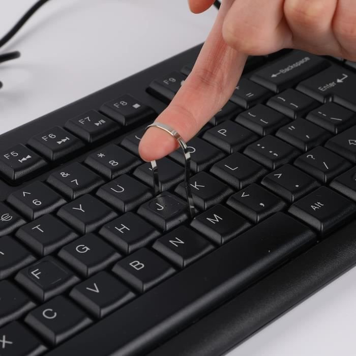 Testeur De Clavier 4 Touches Avec LED – Jouet Anti-stress Mécanique – Porte-clés Cliquable – Soulage Le Stress – Durable