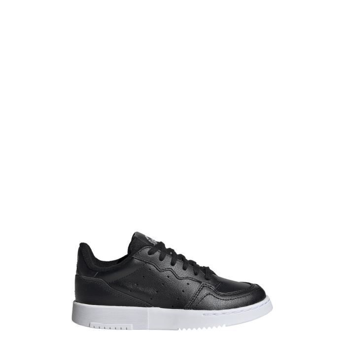 Basket adidas Originals SUPERCOURT Cadet Enfant Cuir Noir