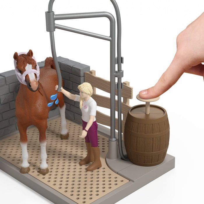 Schleich Horse Club | Horse Club Sarah & Mystery 42542 | 10 pièces | Coffret de