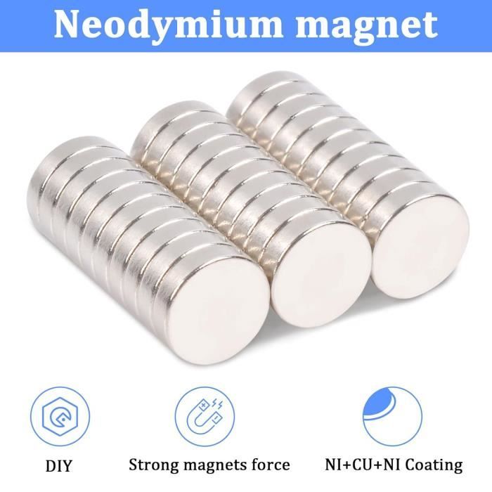 OCEUMAOA 100 Pièces Petit Aimant Puissant Aimant Neodyme Mini Magnet ...