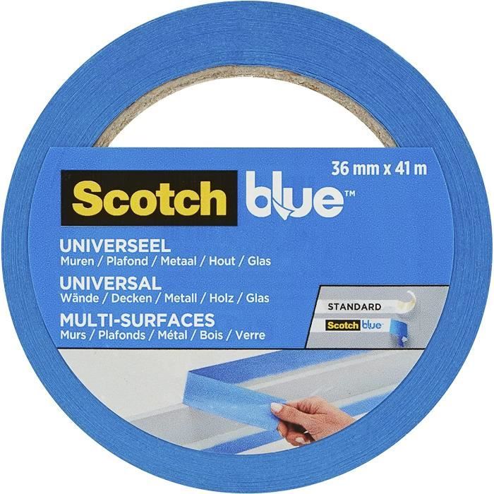 Utiliser le scotch BLUE pour peindre un mur 