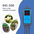 Contrôleur Humidité Prise Hygrostat avec Sonde pour Humidificateur ,Humidification Dehumidification Intérieur 2 Relais IHC-200 220V-3