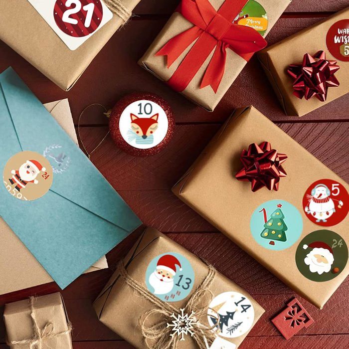 Autocollants Noël, 274 Gommettes Noël Pour Cartes, Agendas, Albums De Photos, Cadeaux, Lettres, Calendriers De L'Avent, Scrapbooking, Sticker Noël Enfant, Décoration De Noël