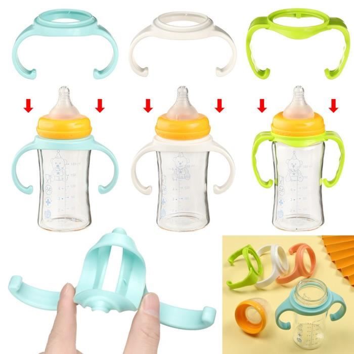 Porte-biberon Pour Bébé, Porte-poignée De Biberon En Silicone, Support De Poignées De Biberons Pour Biberon à Col Large, Biberon En Silicone, Biberon En Verre Yusheng