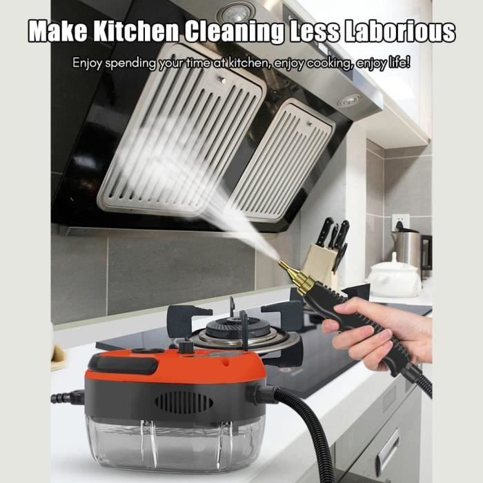 Nettoyeur vapeur à main, ensemble d'accessoires pour nettoyeur à vapeur  pressurisé à usage domestique, cuiseur vapeur pour le nettoyage des tapis