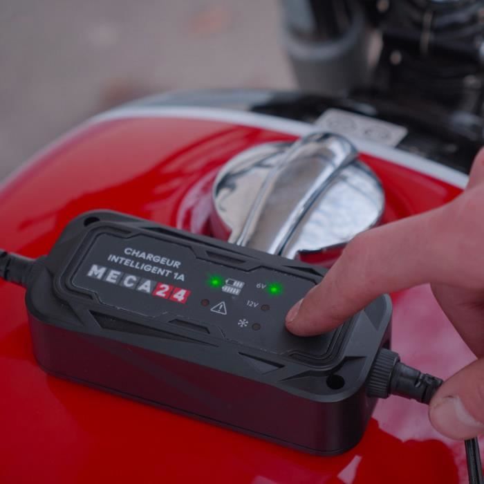 Chargeur de Batterie Moto - quad - tracteur - tondeuse - Maintien de Charge  6V/12V - Cordon et pince fourni - Automatique - Cdiscount Auto