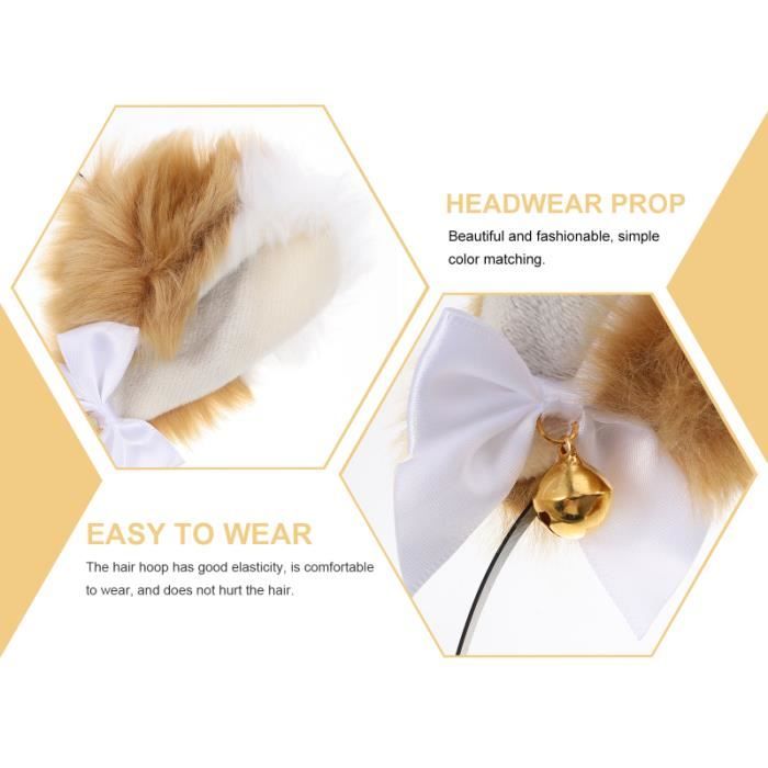 Vvikizy Bandeau d'oreille de chat Bandeau oreilles de chat, joli