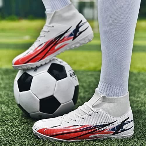 ZGEER Chaussures de Football Homme Crampons Athlétisme - pour Enfant  Adolescents Adulte - rouge - Cdiscount Sport