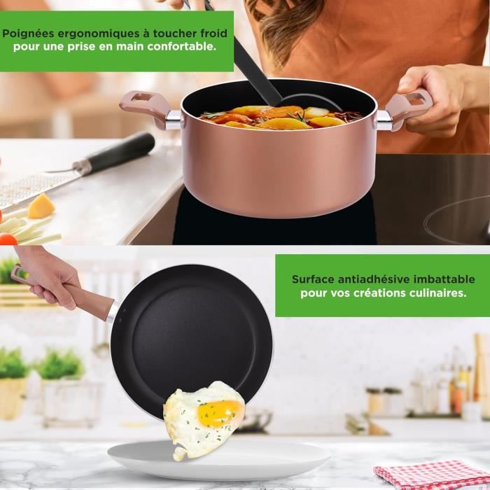 NUTRICHEF Batterie De Cuisine - Comparer Les Prix Et Offres Pour