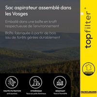 Lot De 4 Packs De 4 Sacs Aspirateur Pour Samsung Et Panasonic TopFilter