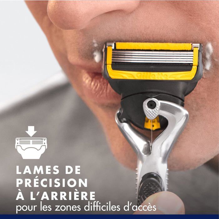 Pack XXL Rasoir Gillette ProShield + 9 Lames De Rechange - Compatible ProGlide Chill, 5 Lames