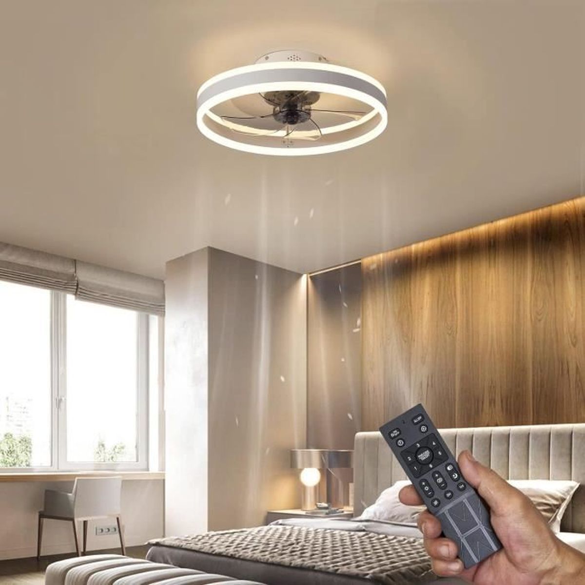 Lampe Plafond Mur Crème | Design Relief Intérieur