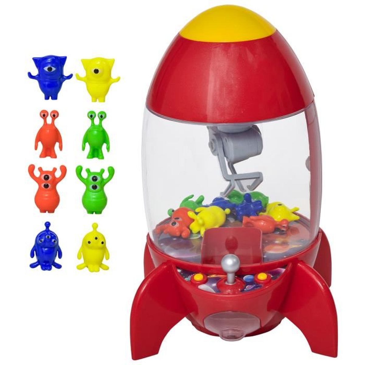 Machine A Pince Fete Foraine Prix Candy Grabber fusée - machine attrape à bonbons - machine à pince - jeu de  griffe - 8 figurines incluses - fête foraine - Cdiscount Jeux vidéo