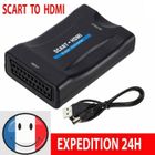 ZISONIX Convertisseur Péritel-HDMI - Adaptateur - 1080P - Plug and Play - Noir - Haute qualité