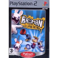 Jeu Rayman Contre Les Lapins Crétins - PS2 - Version FR - Avec Carte Postale - Très Bon état