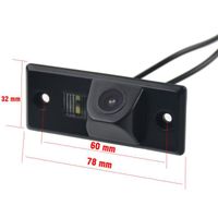 Caméra de recul,Caméra de recul CCD pour voiture, feu de plaque d'immatriculation pour VW, Touran, Tiguan, Passat B5.5 [B740646843]