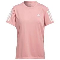 T-shirt Adidas Camiseta Own The Run 3S Femme - Manches courtes - Rose