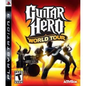 NEUF ENSEMBLE DE 5 BANDES Nintendo Wii Wii-U Guitar Hero avec batterie +  micro +