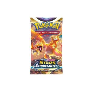 CARTE A COLLECTIONNER 1 BOOSTER POKEMON STARS ETINCELANTES EPEE ET BOUCL