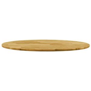 PLATEAU DE TABLE DUOKON - Dessus de table en bois de chêne massif r