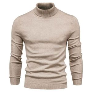 Pull Col Roulé Homme – Hiver Chaud En Polyester Tricoté – Neuf Avec étiquettes