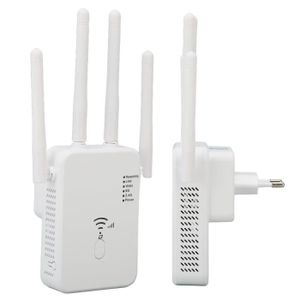 REPETEUR DE SIGNAL Qiilu Répéteur WiFi Professionnel 1200Mbps Gigabit Double Bande 5G, Booster Internet Haut Débit pour Maison Bureau