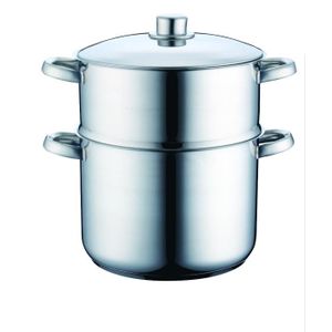 Stylinox COUSIN017 Couscoussier Inox Induction 6 L - Ustensile Cuisine Professionnelle Et Domestique