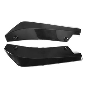 1 Paire Pare-Chocs Arrière Universel - Diffuseur Becs à Lèvres Spoiler Voiture Noir