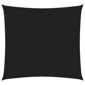 VOILE D'OMBRAGE Voile de parasol Tissu Oxford rectangulaire 2,5x3 m Noir7290579628153