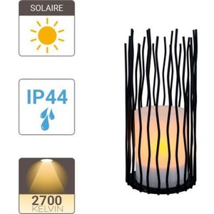 BALISE - BORNE SOLAIRE  XANLITE - Lampe à poser Solaire IP44 Blanc chaud E