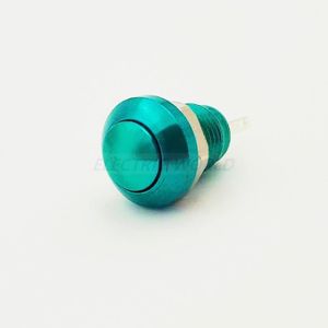 INTERRUPTEUR 8mm-green-1pcs -Interrupteur à bouton poussoir en métal,8mm,4 couleurs,sonnette en aluminium,étanche,démarreur de puissance PC,