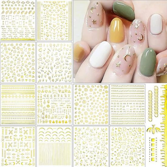Stickers 3D Pour Ongles - Décalcomanies Nail Art F672, Neuf Sans Marque