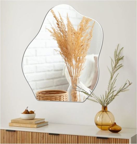 Miroir Asymétrique Organique Irrégulier Pour La Salle De Bain, Le Salon 50 Cm X 100 Cm 87006101