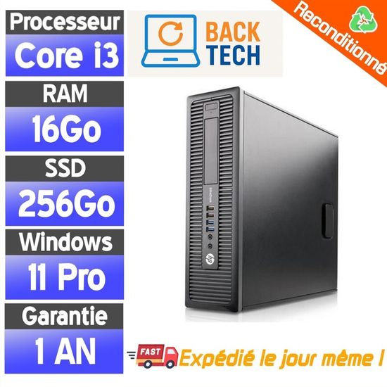 Unité Centrale Professionnelle - HP ProDesk 600 G2 SFF - Core i3
