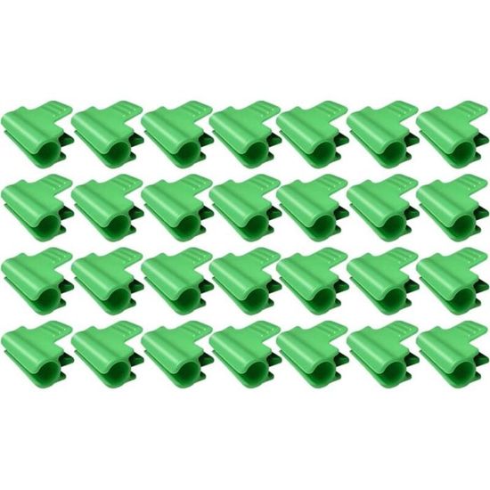 Lot De 50 Connecteurs De Tige De Treillis Pour Plantes, 16 Mm, Clips De Fixation Universels En Plastique Pour Jardin, Verger, Cage à Tomates
