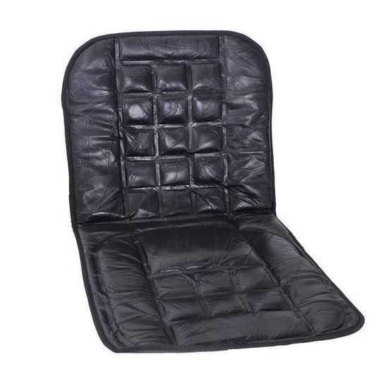 Coussin Siège Auto Avant Universel 2 Pièces – Soie De Glace Rafraîchissante – Antidérapant – Noir – Confort Été/Hiver
