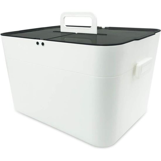 Boîte De Rangement Multifonctionnelle Pour Médicaments à 3 Niveaux De Grande Capacité, Boîte De Rangement Pour Médicaments De Premiers Secours, Pilulier Avec Poignée Portable, Pour La Famille, Le