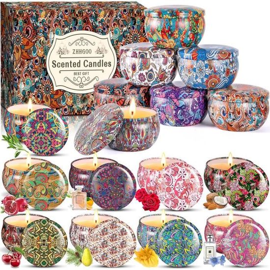 Kit DIY Bougie Parfumée à Fabriquer Soi-même, Bougie Décorative