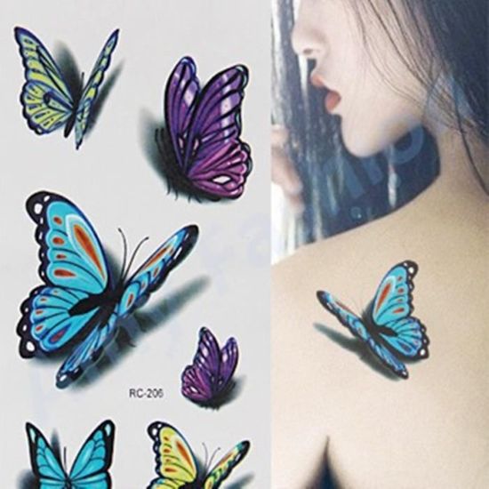Tatouages Temporaires Imperméables Avec Lettres Anglaises - Jouets Créatifs, Neuf Sous Emballage
