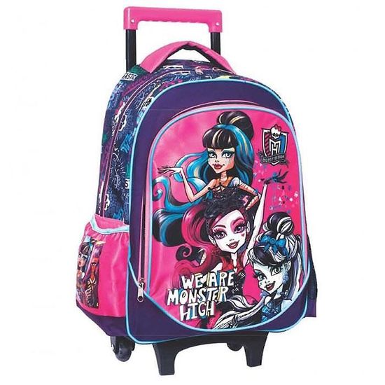 Cartable roulettes Monster High 43 CM Trolley Cdiscount