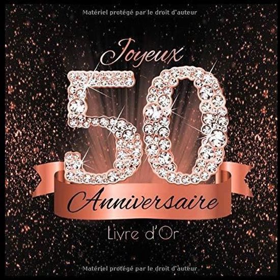 780 Livre D Or 50 Ans Anniversaire Souvenir Or Rose Noir I Felicitations Ecrites I Registre Des Cadeaux I Idee Cadeau Pour Les 50 A Cdiscount Beaux Arts Et Loisirs Creatifs